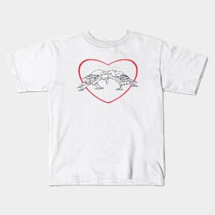 Raven love Kids T-Shirt